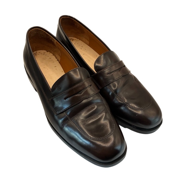 Tod's Shoes - TOD’S Women's Chocolate Brown Patent Leather Penny Loafers US 9